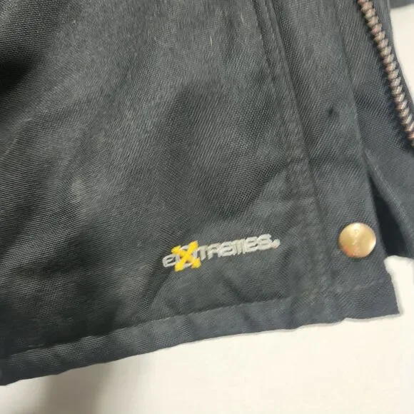 Carhartt Dungarees Adult 46x32 Black Overalls Quilted Duck Bib Double Knee Mens - Picture 9 of 15